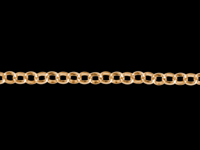 zartes Rosegold Kettchen mit Schließe Bild 1